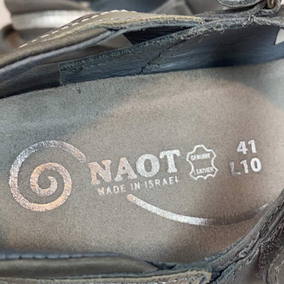 Naot Rongo Collection Closed Toe Sandals Size 10 - Picture 10 of 16